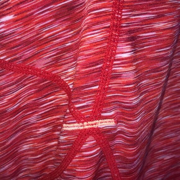 Athleta Watermelon V Neck Pop Space Dye Run Tank-S - Picture 3 of 8